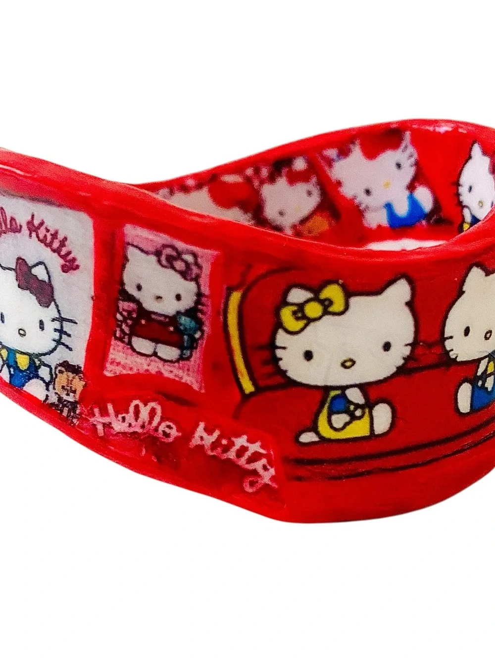 Hello Kitty Red Character Hinged Bangle